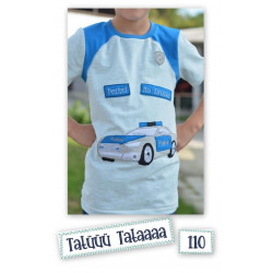 Stickdatei - Polizeiauto Fransenappli